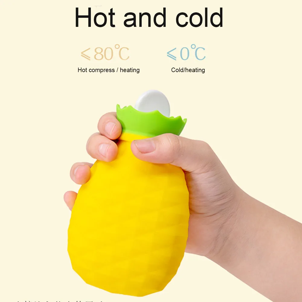 Hot Pineapple Shape Silicone Hot Water Bottle Hand Warmer Winter Warming Bag 200ml XJS789
Hot Pineapple Shape Silicone Hot Water Bottle Hand Warmer Winter Warming Bag 200ml XJS789