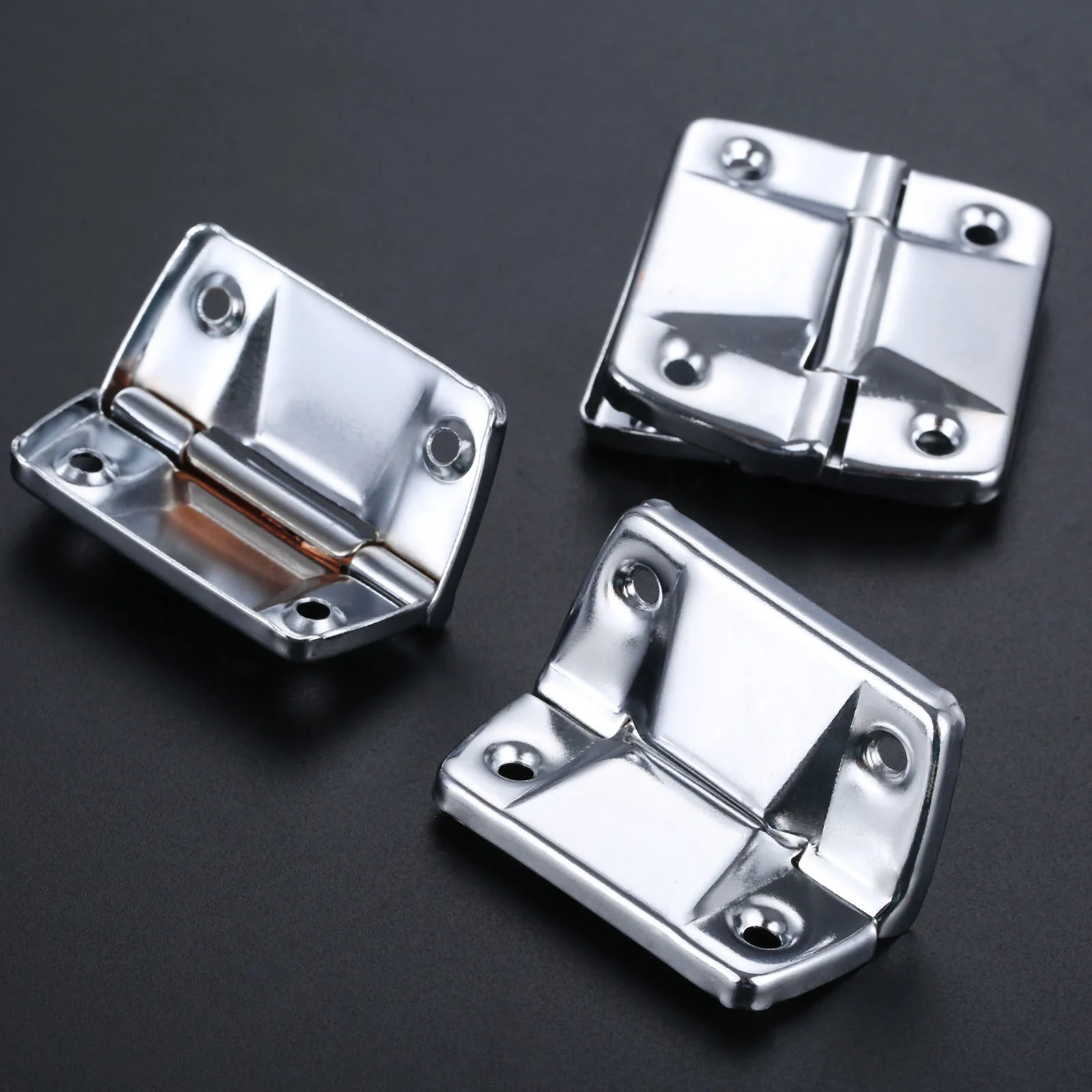 Generic 2 Pcs Suitcase Toolbox Metal Support Hinges Door Window