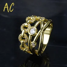 Fashion Statement Crown Ring for Woman Gold Plated Zircon Bezel Setting Women Rings Luxury Party Wedding Jewelry Birthday Gift
Fashion Statement Crown Ring for Woman Gold Plated Zircon Bezel Setting Women Rings Luxury Party Wedding Jewelry Birthday Gift