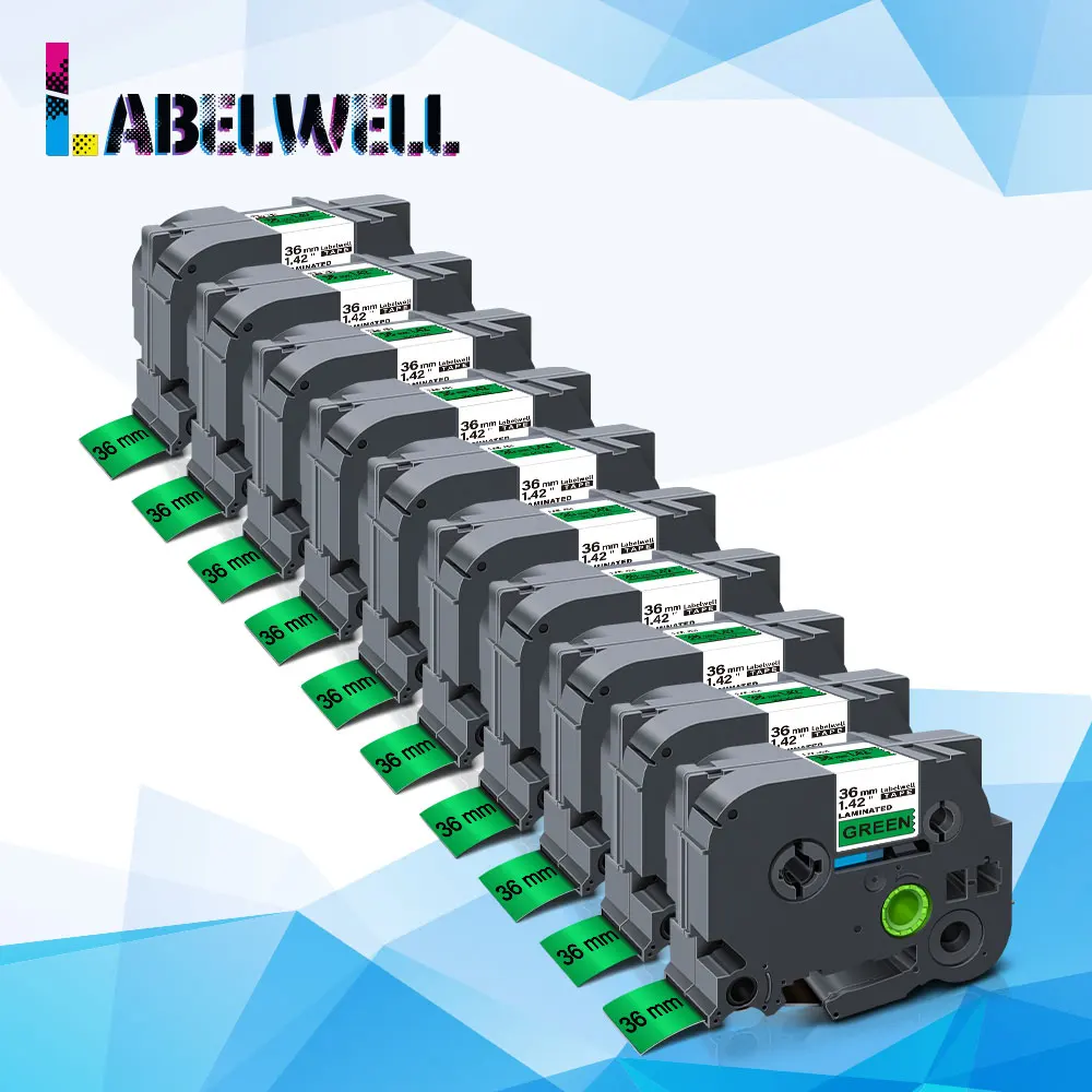 Labelwell 10PK 761 этикетка для 761 36 мм фотолента черная на зеленом для этикеток 
Labelwell 10PK 761 этикетка для 761 36 мм фотолента черная на зеленом для этикеток