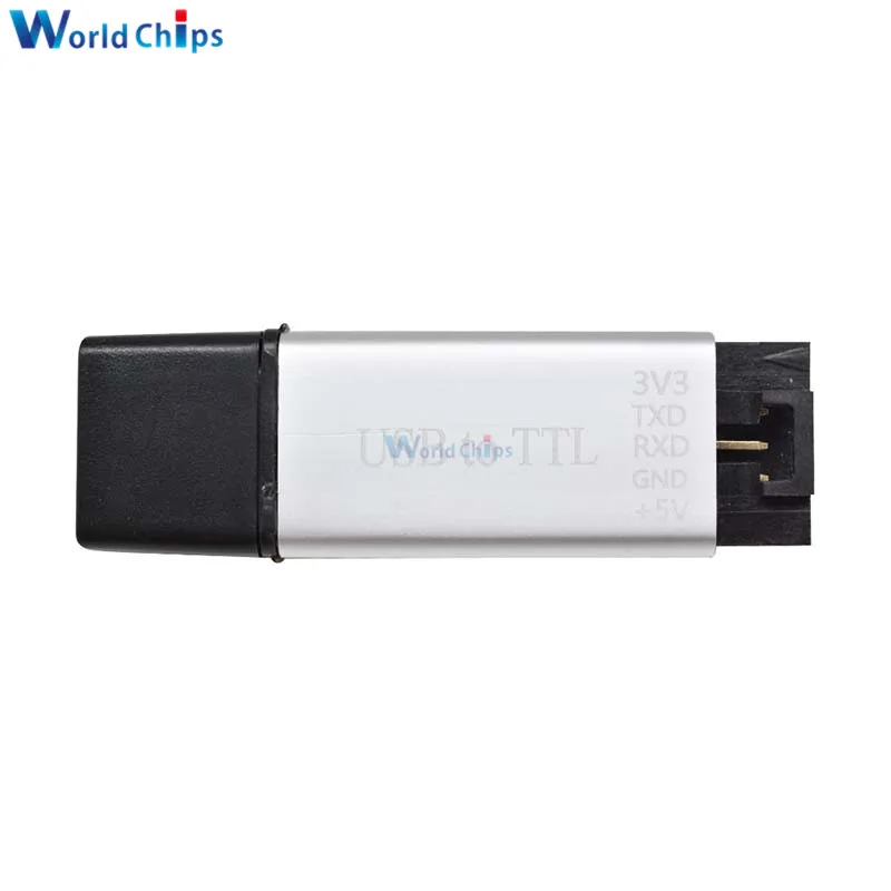 Алюминий оболочки CP2102 USB 2 0 для TTL UART модуля 5Pin последовательный преобразователь