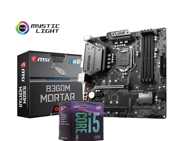 Original Intel i5 8500 Processor CPU LGA1151 Six Core + MSI B360M MORTAR MAX Motherboard Suit Socket AM4 CPU without Cooler
Original Intel i5 8500 Processor CPU LGA1151 Six Core + MSI B360M MORTAR MAX Motherboard Suit Socket AM4 CPU without Cooler