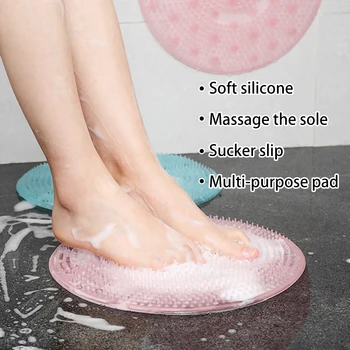 Silicone Bath Shower Non-slip Bathroom Mat Safety clean Shower Bath Mat Back Brush Massager Foot Brush Dead Skin Anti Skid Pad
Silicone Bath Shower Non-slip Bathroom Mat Safety clean Shower Bath Mat Back Brush Massager Foot Brush Dead Skin Anti Skid Pad