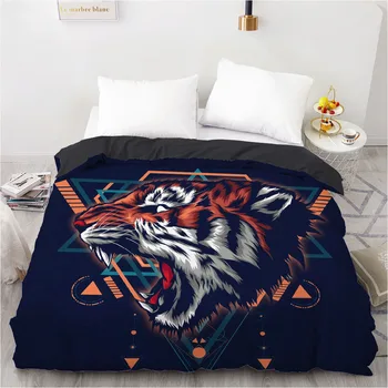 3D Duvet Cover Black 230x230cm Queen Animal Quilt Covers Comforter Case Design Custom Bed Linens Bedding Bag Tiger Bedspread 
3D Duvet Cover Black 230x230cm Queen Animal Quilt Covers Comforter Case Design Custom Bed Linens Bedding Bag Tiger Bedspread