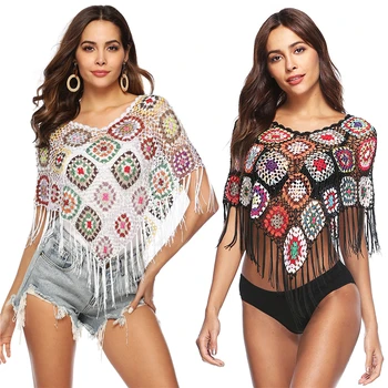 Summer Beach Tunic Tassel Mesh Bikinis Cover Up Women Printed Beach Wear Brazilian Fashion One Size Swim Cover-Up Ladies Tunic
Summer Beach Tunic Tassel Mesh Bikinis Cover Up Women Printed Beach Wear Brazilian Fashion One Size Swim Cover-Up Ladies Tunic