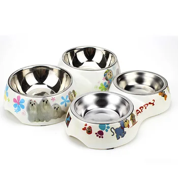Pet Bowl Cartoon Printing Double Stainless Steel Bowl Non-slip Cat Dog Feeder Drinking Bowl Pet Supplies Dual-use Household Bowl
Pet Bowl Cartoon Printing Double Stainless Steel Bowl Non-slip Cat Dog Feeder Drinking Bowl Pet Supplies Dual-use Household Bowl