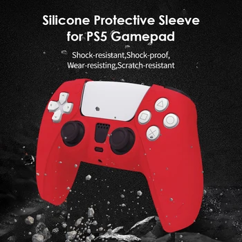 Electronic Machine Accessories Silicone Case Protective Covers Anti-Slip for PS5 Controller Game Accessories
Electronic Machine Accessories Silicone Case Protective Covers Anti-Slip for PS5 Controller Game Accessories