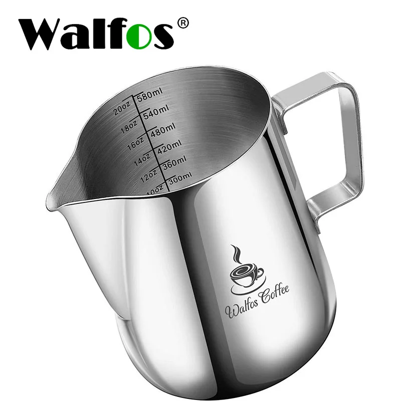 Walfos Style Espresso Coffee Milk Mugs Cup Pots Jug Handle Craft Coffee Garland Cup Latte Jug Thickened Stainless Steel
Walfos Style Espresso Coffee Milk Mugs Cup Pots Jug Handle Craft Coffee Garland Cup Latte Jug Thickened Stainless Steel