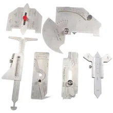 6Pcs Weld Inspection Gauge Fillet Crown Test Size Angle Ruler Measuring Instrument Combination Set Construction Woodworking Tool
6Pcs Weld Inspection Gauge Fillet Crown Test Size Angle Ruler Measuring Instrument Combination Set Construction Woodworking Tool