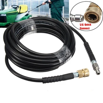 15M High Pressure Washer Hose Tube 1/4 Quick Connect Car Washer Cleaning Hose
15M High Pressure Washer Hose Tube 1/4 Quick Connect Car Washer Cleaning Hose