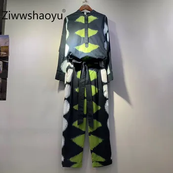 Ziwwshaoyu Runway Designer Women's Ankle-Length Pants Geometric Print Drawstring Pleated Loose Leisure Pants
Ziwwshaoyu Runway Designer Women's Ankle-Length Pants Geometric Print Drawstring Pleated Loose Leisure Pants