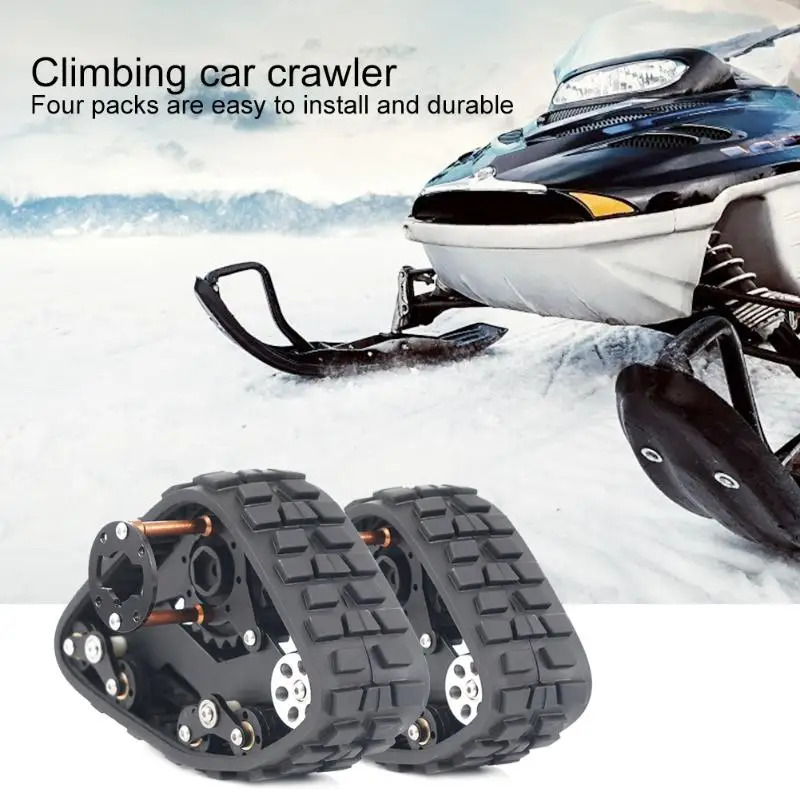 Track Wheel Snow Tire with Wide Scope of Application Simplicity for 1/10 SCX10 D90 Remote Control Crawler Car Accessories
Track Wheel Snow Tire with Wide Scope of Application Simplicity for 1/10 SCX10 D90 Remote Control Crawler Car Accessories