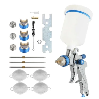 HVLP Spray Nozzle Set Feed 2.0mm 1.7mm 1.4mm Nozzle Set Paint Press Up Gravity Feed Atomization
HVLP Spray Nozzle Set Feed 2.0mm 1.7mm 1.4mm Nozzle Set Paint Press Up Gravity Feed Atomization