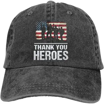 Men Women Thank You Heroes Army Veteran Baseball Cap Denim Dad Hat Trucker's Cap
Men Women Thank You Heroes Army Veteran Baseball Cap Denim Dad Hat Trucker's Cap