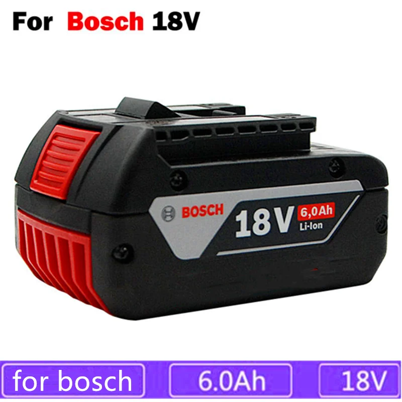 Перезаряжаемый литий-ионный аккумулятор 18 в 6 0 А · ч для Bosch резервная портативная