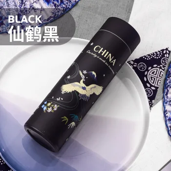 500Ml Thermal Bottle Stainless Steel Thermos Chinese Style Crane Thermo Cup Straight Vacuum Thermos Bottle
500Ml Thermal Bottle Stainless Steel Thermos Chinese Style Crane Thermo Cup Straight Vacuum Thermos Bottle
