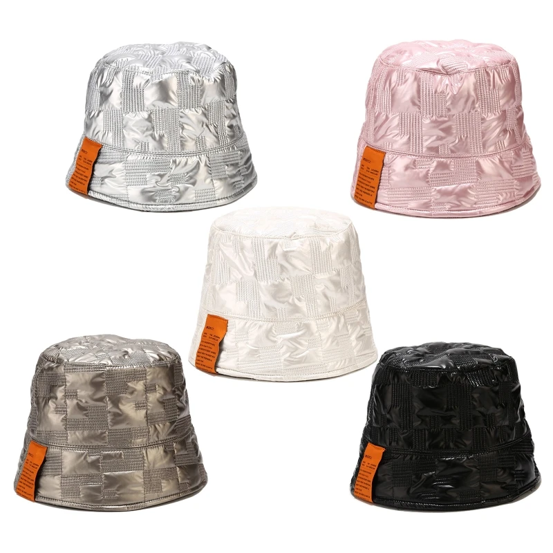 Japanese Style Women Faux Leather Dome Bucket Hat Shiny Plaid Solid Letters Label Bell-Shaped Harajuku Panama Fisherman Cap
Japanese Style Women Faux Leather Dome Bucket Hat Shiny Plaid Solid Letters Label Bell-Shaped Harajuku Panama Fisherman Cap