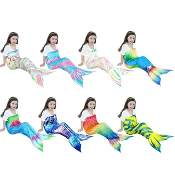8 Patterns Cartoon Beauty Colorful Mermaid Fish Tail Blanket Winter Soft Flannel For Parent-child Warm Sleeping Bag TV Blanket
8 Patterns Cartoon Beauty Colorful Mermaid Fish Tail Blanket Winter Soft Flannel For Parent-child Warm Sleeping Bag TV Blanket