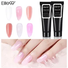 Elite99 15ml Nail Art Poly UV Gel constructeur cristal Gel ongles Extensions rapide construction doigt Extension ongle Gel Camouflage UV LED(China)