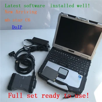 MB Star C6 DoIP Diagnostic scanner Multiplexer with CF-30 Laptop Cf30 2019.12V Software Xetry SSD support Diagnosis kit 
MB Star C6 DoIP Diagnostic scanner Multiplexer with CF-30 Laptop Cf30 2019.12V Software Xetry SSD support Diagnosis kit