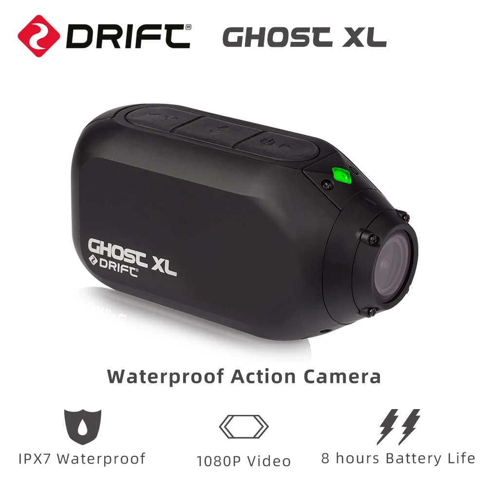 Экшн камера Drift Ghost XL водонепроницаемая IPX7 1080P 8 часов работы от