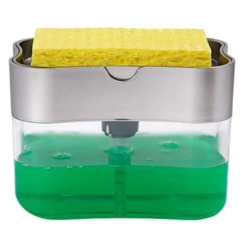 Soap Dispenser Push-Out Liquid Box Detergent Automatic Liquid Dispenser Scouring Pad Cleaning Brush Bowl Pot Brush
Soap Dispenser Push-Out Liquid Box Detergent Automatic Liquid Dispenser Scouring Pad Cleaning Brush Bowl Pot Brush