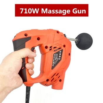 Electric Muscle Massage Gun Muscle Massager 710W High Frequency Vibrating Muscle Relief Pain Body Relaxation Slimming Fitness 
Electric Muscle Massage Gun Muscle Massager 710W High Frequency Vibrating Muscle Relief Pain Body Relaxation Slimming Fitness