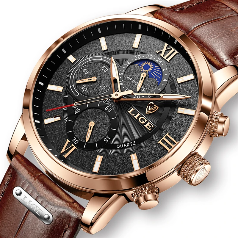 2023 New Men Watch LIGE Brand Sports Watches For Mens Quartz Clocks Man Casual Leather Waterproof Wrist Watch Relogio Masculino
2023 New Men Watch LIGE Brand Sports Watches For Mens Quartz Clocks Man Casual Leather Waterproof Wrist Watch Relogio Masculino