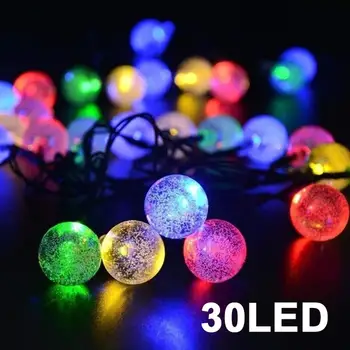 Fairy String Fairy String Light Crystal Globe Ball 30LED Outdoor Festival Xmas Decor Garden Yard Fairy Light Durable Solar
Fairy String Fairy String Light Crystal Globe Ball 30LED Outdoor Festival Xmas Decor Garden Yard Fairy Light Durable Solar