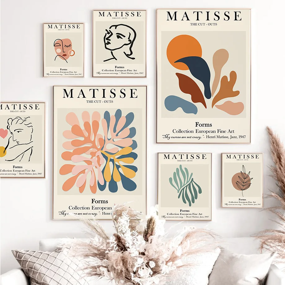 Abstract Matisse Line Face Coral Leaves Wall Art Canvas Painting Nordic Posters And Prints Wall Pictures For Living Room Decor 
Abstract Matisse Line Face Coral Leaves Wall Art Canvas Painting Nordic Posters And Prints Wall Pictures For Living Room Decor