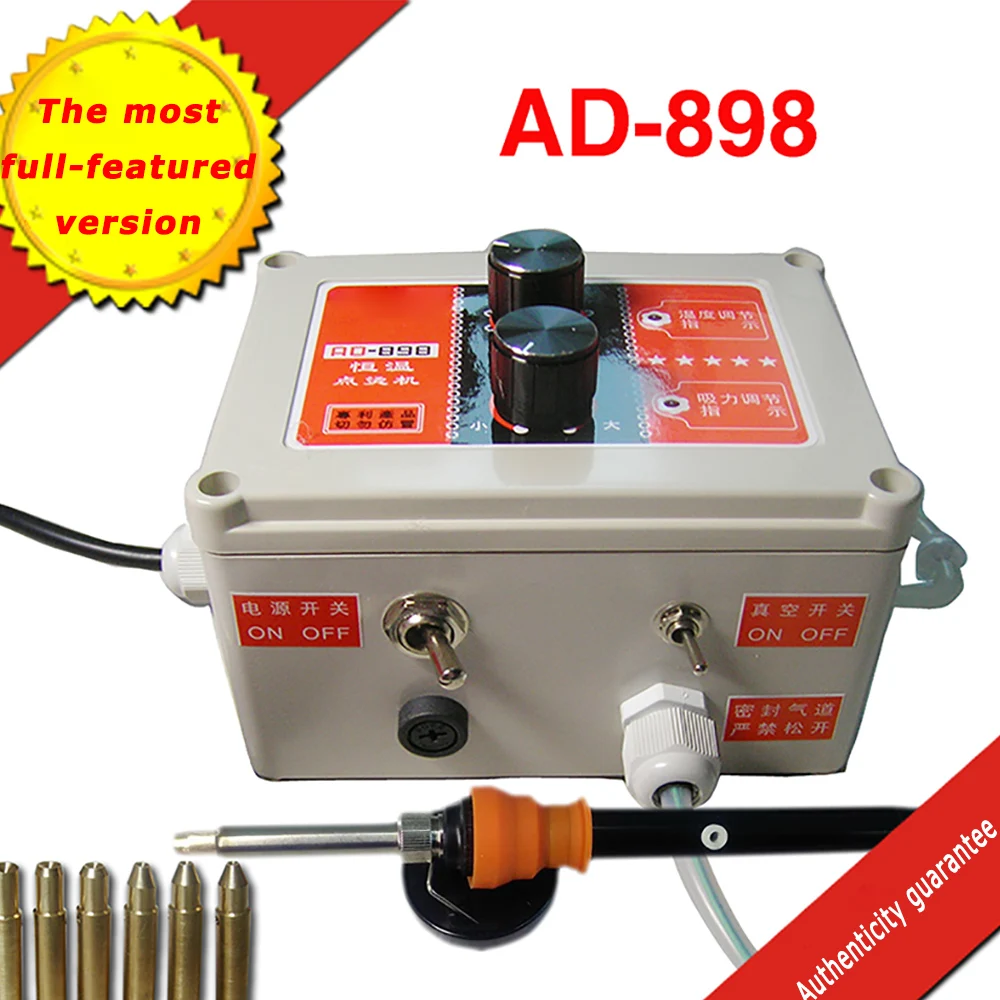 AD-898 Welding Machine Point hot drilling pen Driller manual automatic suction drilling point hot drilling equipment 18W
AD-898 Welding Machine Point hot drilling pen Driller manual automatic suction drilling point hot drilling equipment 18W
