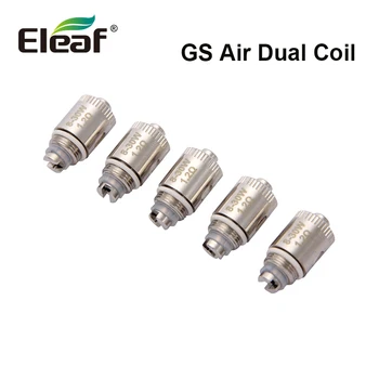 5pcs/lot Original Eleaf GS Air Dual Coil Head 1.2ohm 1.5ohm Suitable for Electronic Cigarette GS Air Atomizer Vaporizer 
5pcs/lot Original Eleaf GS Air Dual Coil Head 1.2ohm 1.5ohm Suitable for Electronic Cigarette GS Air Atomizer Vaporizer