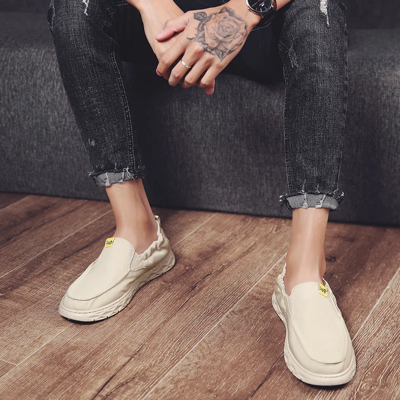 2019 Summer MEN'S SHOES Korean-style Trend Versatile Soft-Sole Slip-on Lazy Leisure Cloth Shoes Breathable Comfortable MEN'S SHO 
2019 Summer MEN'S SHOES Korean-style Trend Versatile Soft-Sole Slip-on Lazy Leisure Cloth Shoes Breathable Comfortable MEN'S SHO