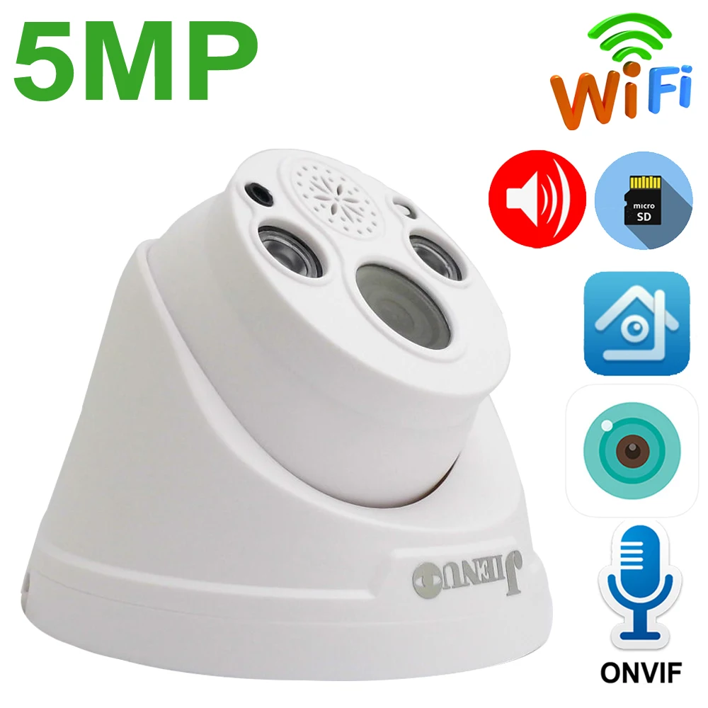 5MP Wireless IP Camera Cctv Two-way Voice Intercom Security Surveillance XMEye Infrared Night Cam Wifi Audio Home Camera ICSee
5MP Wireless IP Camera Cctv Two-way Voice Intercom Security Surveillance XMEye Infrared Night Cam Wifi Audio Home Camera ICSee