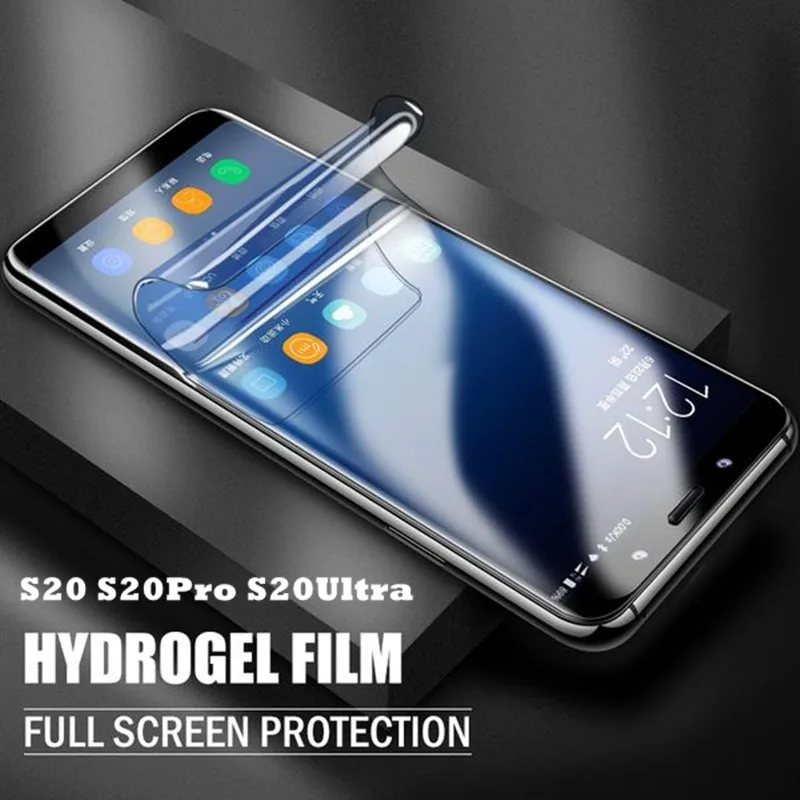 2pcs Hydrogel Screen Protector For Samsung S20 S10 Note10 Plus S20Ultra A71 A51 A80 A50 A70 Screenprotector Film pellicola | Мобильные