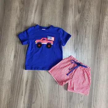 baby boy summer july 4th outfit boys flag truck shirt with red plaid shorts baby children independence day clothing
baby boy summer july 4th outfit boys flag truck shirt with red plaid shorts baby children independence day clothing