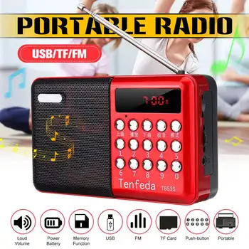 Mini Portable Radio Handheld Digital FM USB TF MP3 Player Speaker Rechargeable Power-off memory function LED Display Red
Mini Portable Radio Handheld Digital FM USB TF MP3 Player Speaker Rechargeable Power-off memory function LED Display Red