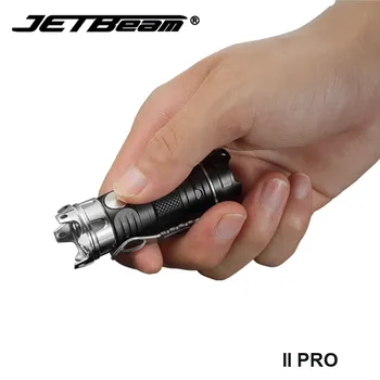 

Jetbeam II PRO Outdoor Self Defense Flash light Small 16340 Battery Torch XP-L Cree LED Daily Carrying Lamp with Window Breaker