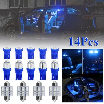 14pcs/Set T10 Auto Car Replacement Blue LED Light Bulbs Kit LED Bulb C5W Super Bright Auto Interior Dome Lamp Car Styling Light
14pcs/Set T10 Auto Car Replacement Blue LED Light Bulbs Kit LED Bulb C5W Super Bright Auto Interior Dome Lamp Car Styling Light