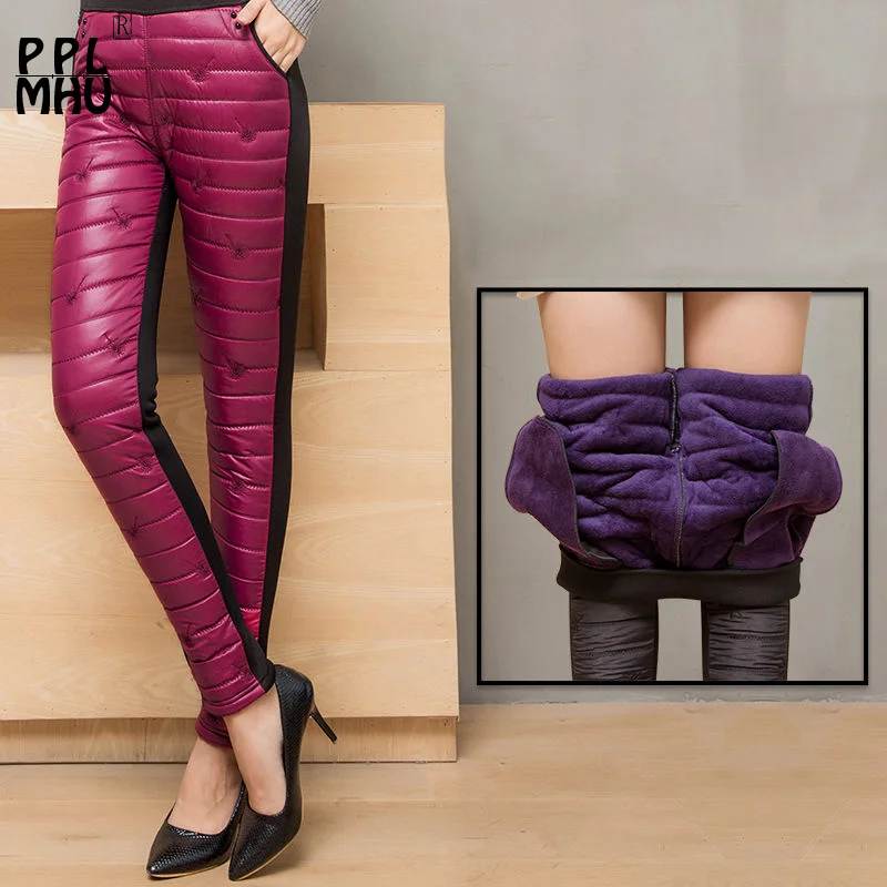 Winter down trousers plus velvet thick warm women pants mother high waist leggings elastic Slim large size 3XL Women Trousers
Winter down trousers plus velvet thick warm women pants mother high waist leggings elastic Slim large size 3XL Women Trousers