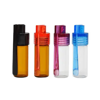 1pc Glass Snuff Bottle with Acrylic Cover Tobacco Vanilla Storage Container Pill Vial with Plastic Spoon Color Randomly
1pc Glass Snuff Bottle with Acrylic Cover Tobacco Vanilla Storage Container Pill Vial with Plastic Spoon Color Randomly