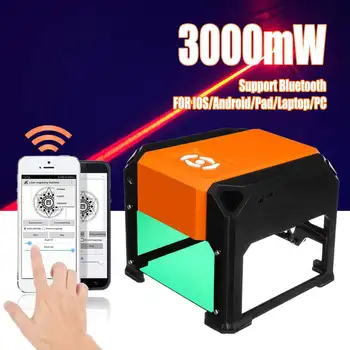 3000mW USB bluetooth Desktop Laser Engraving Machine DIY Logo Mark Printer Cutter CNC Laser Carving Machine AC 110-220V
3000mW USB bluetooth Desktop Laser Engraving Machine DIY Logo Mark Printer Cutter CNC Laser Carving Machine AC 110-220V
