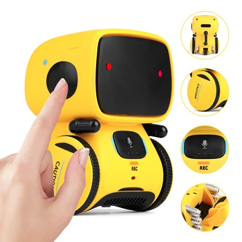 Smart Electric Robot Infrared Sensor Touch Control Music Dance Smart Toy Voice Command Interactive Accompany For Kids Children
Smart Electric Robot Infrared Sensor Touch Control Music Dance Smart Toy Voice Command Interactive Accompany For Kids Children