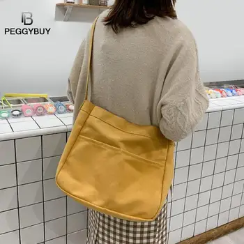 Women Simple Big Capacity Canvas Bag Vintage Zipper Flap Bag Women Solid Color Large Capacity Shoulder Handbag Dropshipping
Women Simple Big Capacity Canvas Bag Vintage Zipper Flap Bag Women Solid Color Large Capacity Shoulder Handbag Dropshipping