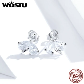 WOSTU Genuine 925 Sterling Ballet Dance Girl Stud Earrings Gleaming Zircon Wedding Earrings Party Unique Fashion Jewelry FIE838
WOSTU Genuine 925 Sterling Ballet Dance Girl Stud Earrings Gleaming Zircon Wedding Earrings Party Unique Fashion Jewelry FIE838