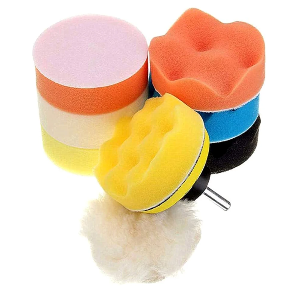3inch Car Polishing Disc 10Pcs/Set Self-Adhesive Buffing Waxing Sponge Wool Wheel Polishing Pad For Car Polisher Drill Adapter
3inch Car Polishing Disc 10Pcs/Set Self-Adhesive Buffing Waxing Sponge Wool Wheel Polishing Pad For Car Polisher Drill Adapter