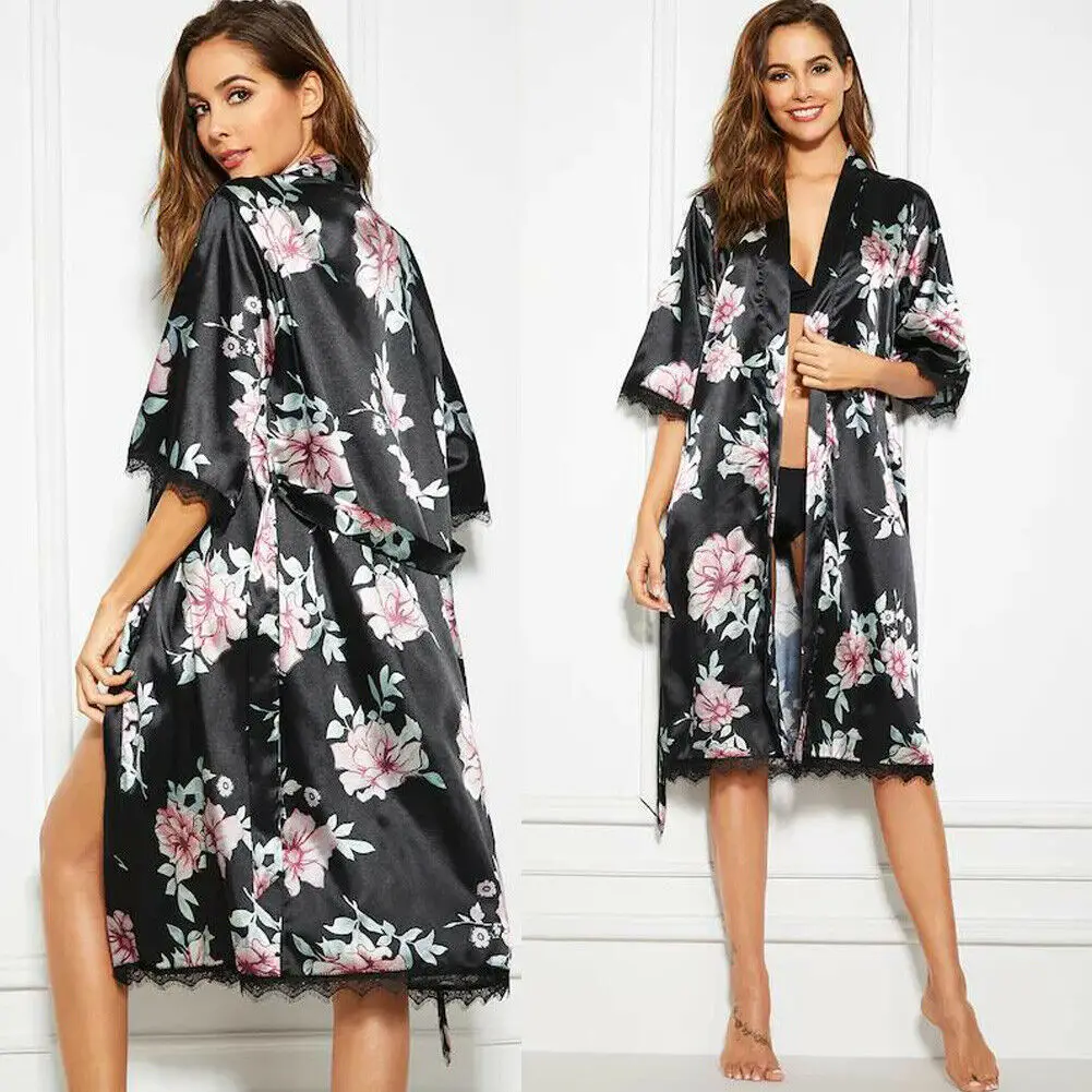 Silk Satin Floral Bridesmaid Robes Gowns Bride Bath Robe Wedding Kimono Fashion Sexy Sleepwear Underwear for Women
Silk Satin Floral Bridesmaid Robes Gowns Bride Bath Robe Wedding Kimono Fashion Sexy Sleepwear Underwear for Women