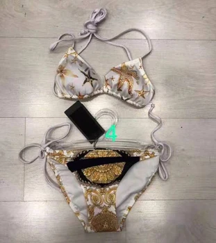 Summer New Fashion Adult Women Female Two-Pieces Bikini Swimming Set Print Swimsuit Ladies' Swimwear
Summer New Fashion Adult Women Female Two-Pieces Bikini Swimming Set Print Swimsuit Ladies' Swimwear