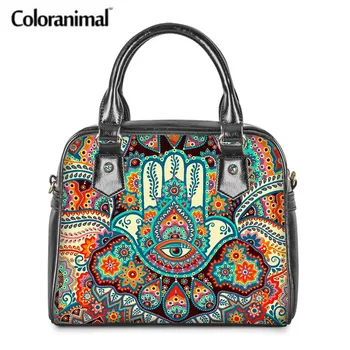 Coloranimal PU Shoulder Bags Hamsa Hand Pattern Women Luxury Handbags Fashion Messenger Bag for Ladies Girls Travel Storage Bag
Coloranimal PU Shoulder Bags Hamsa Hand Pattern Women Luxury Handbags Fashion Messenger Bag for Ladies Girls Travel Storage Bag