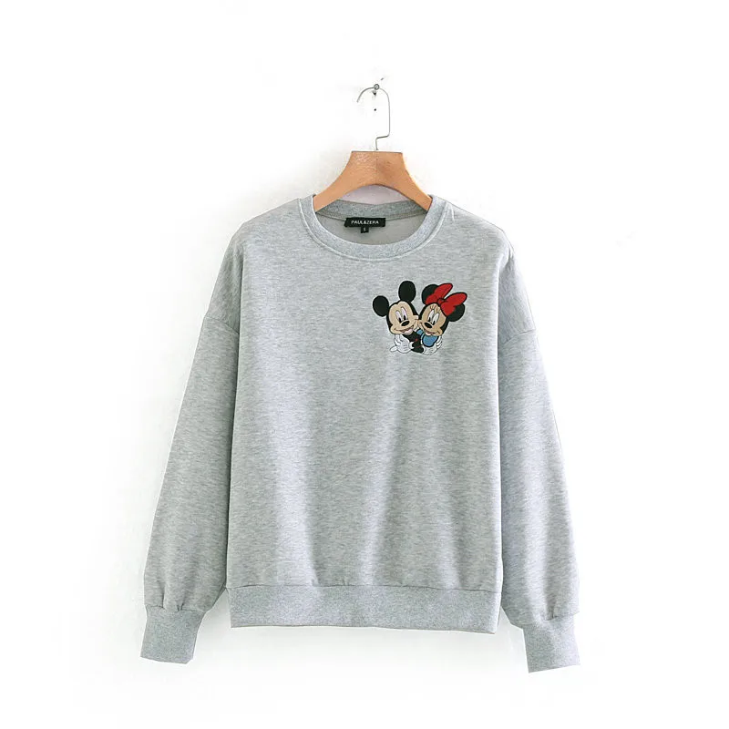 2019 Europe and America Autumn and Winter New Style Loose-Fit Versatile Crew Neck Long Sleeve Cartoon Printed Hoodie Women's 464
2019 Europe and America Autumn and Winter New Style Loose-Fit Versatile Crew Neck Long Sleeve Cartoon Printed Hoodie Women's 464